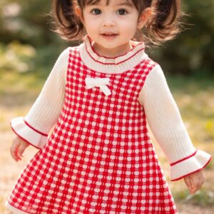 ১ টি লাল সাদা বেবি ফ্রাগ